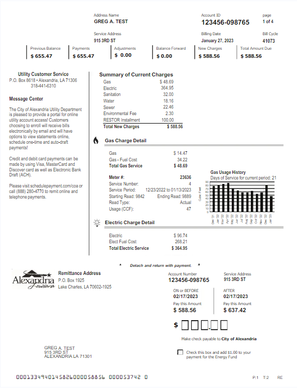  Minol USA business utility bill 